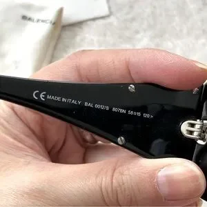 NWB Authentic Balenciaga Bal 0012/s UV protection Sunglasses Black Balenciaga | Accessories | Nwb Authentic Balenciaga Bal 02s  main image 4
